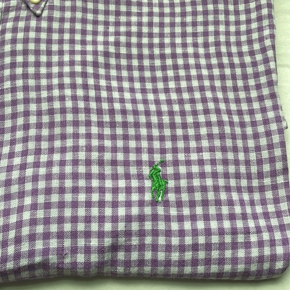 RALPH LAUREN Plaid short sleeve shirt - Picture 2 of 3